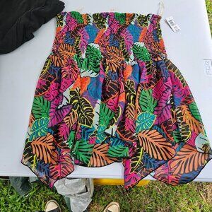 Tropical palm skirt